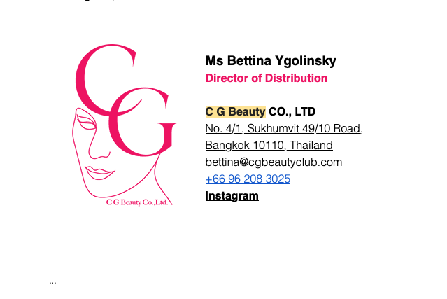 CG Beauty logo